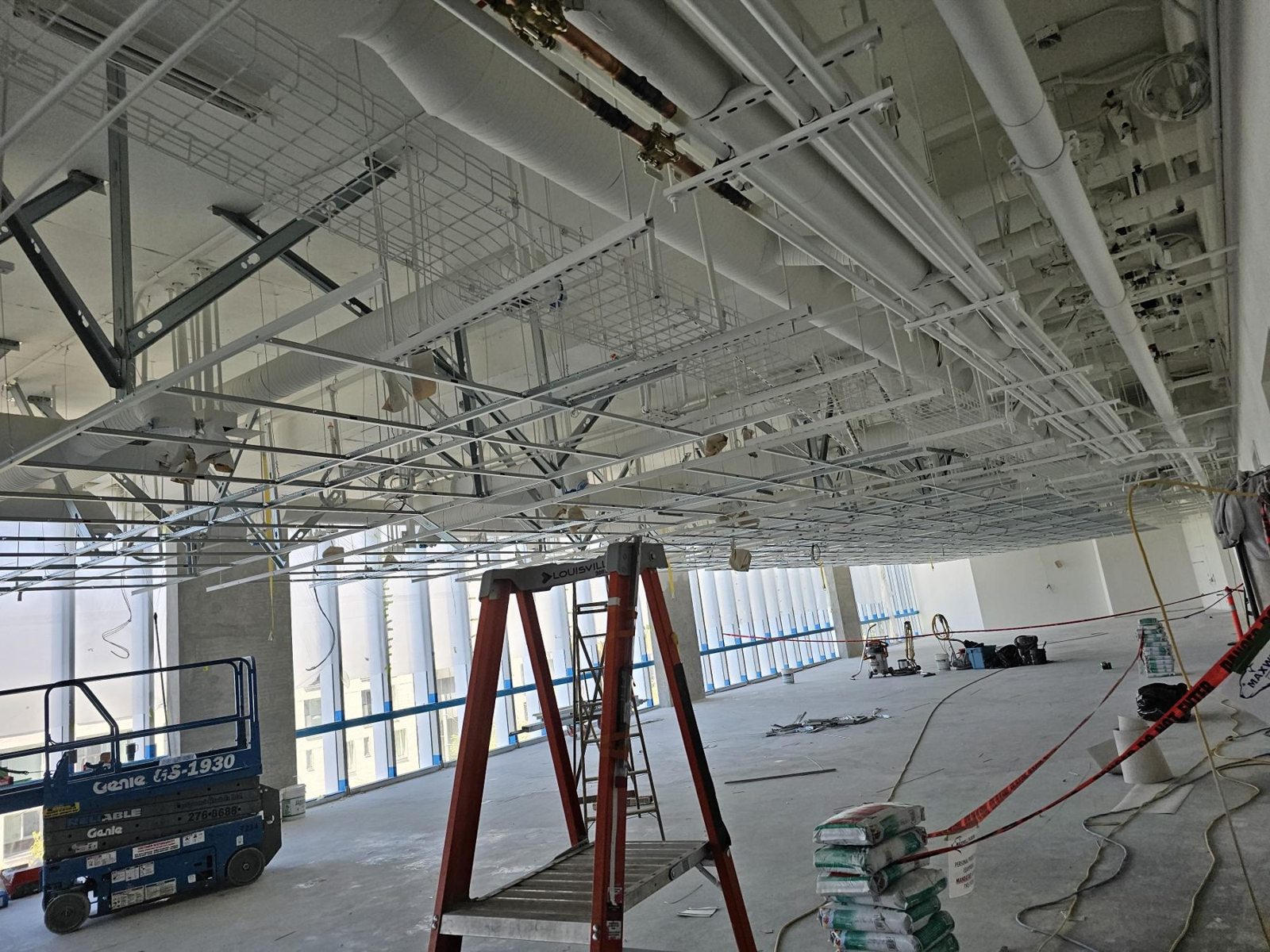 School of Biomedical Engineering, UBC Floating tbar ceilings above labs