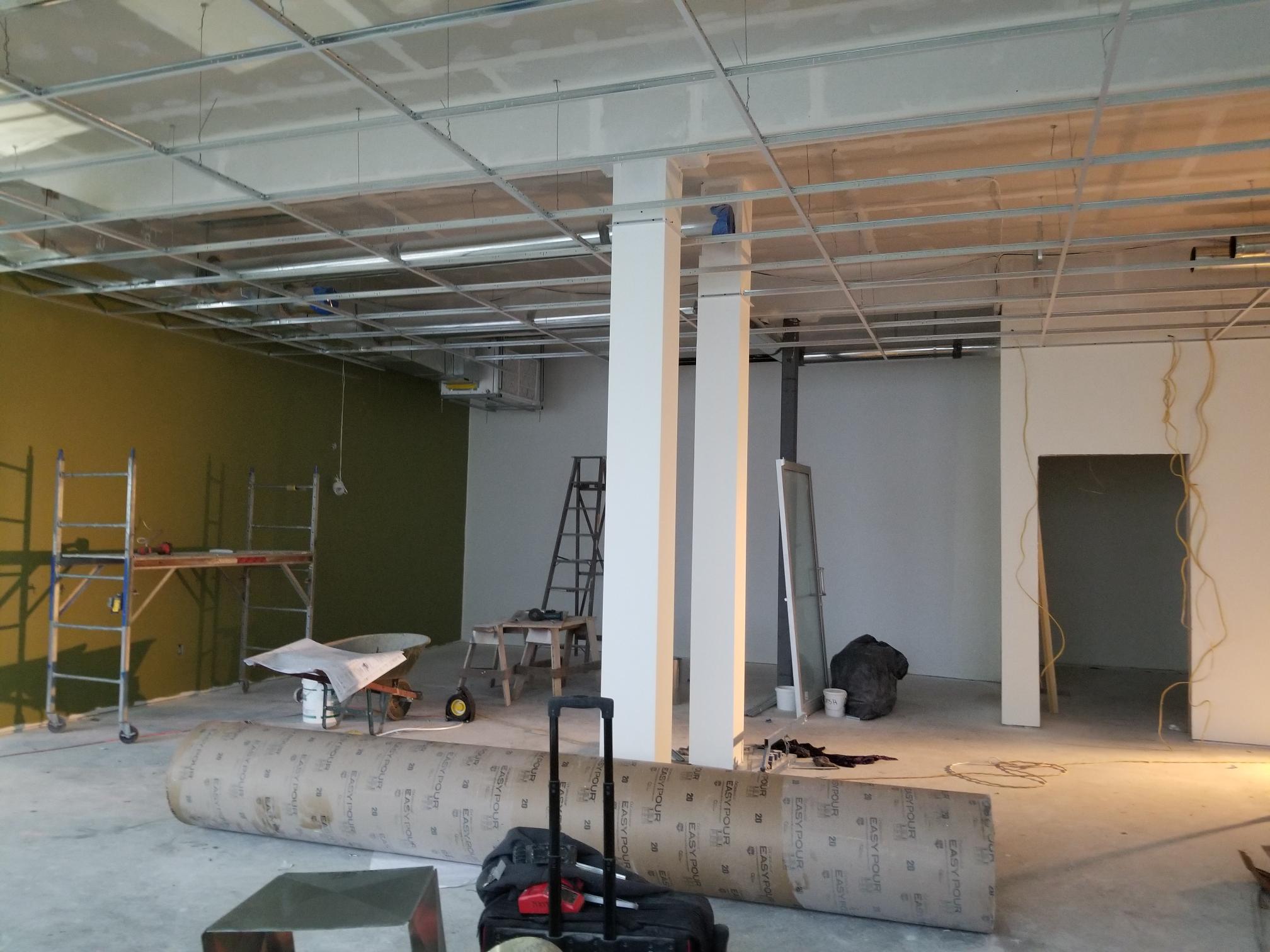 Chilliwack retail T-bar ceiling installation — archive view 9.