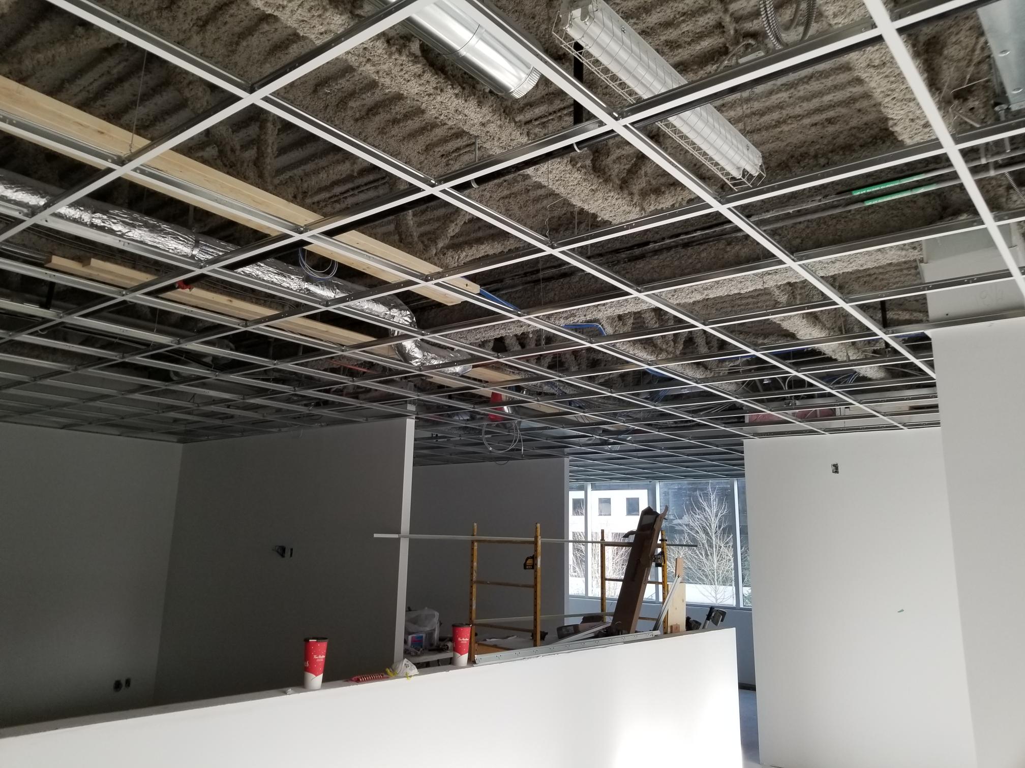 8029 199th Street T-bar ceiling installation — archive view 2.