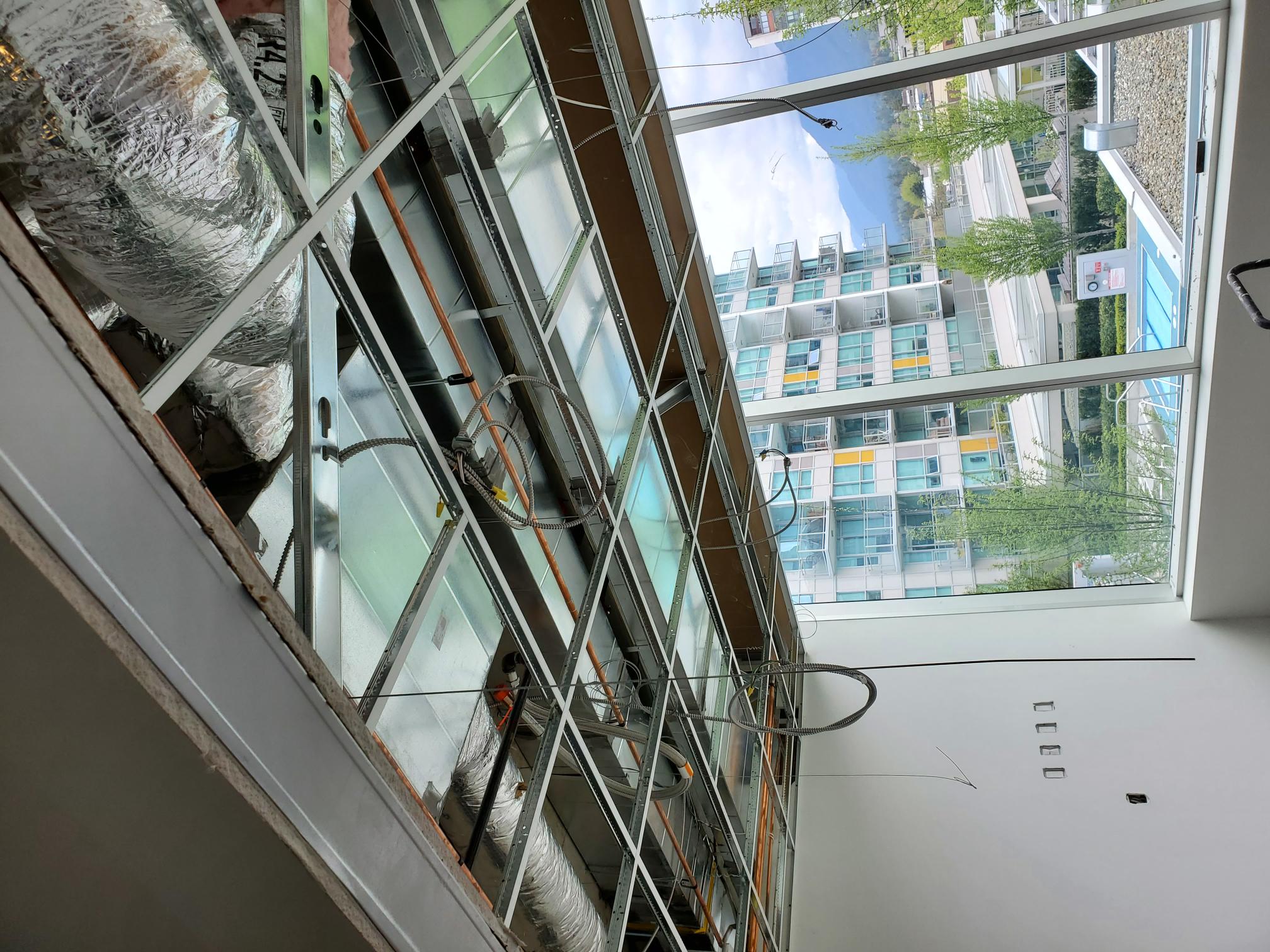 North Vancouver dental office T-bar installation — archive view 7.