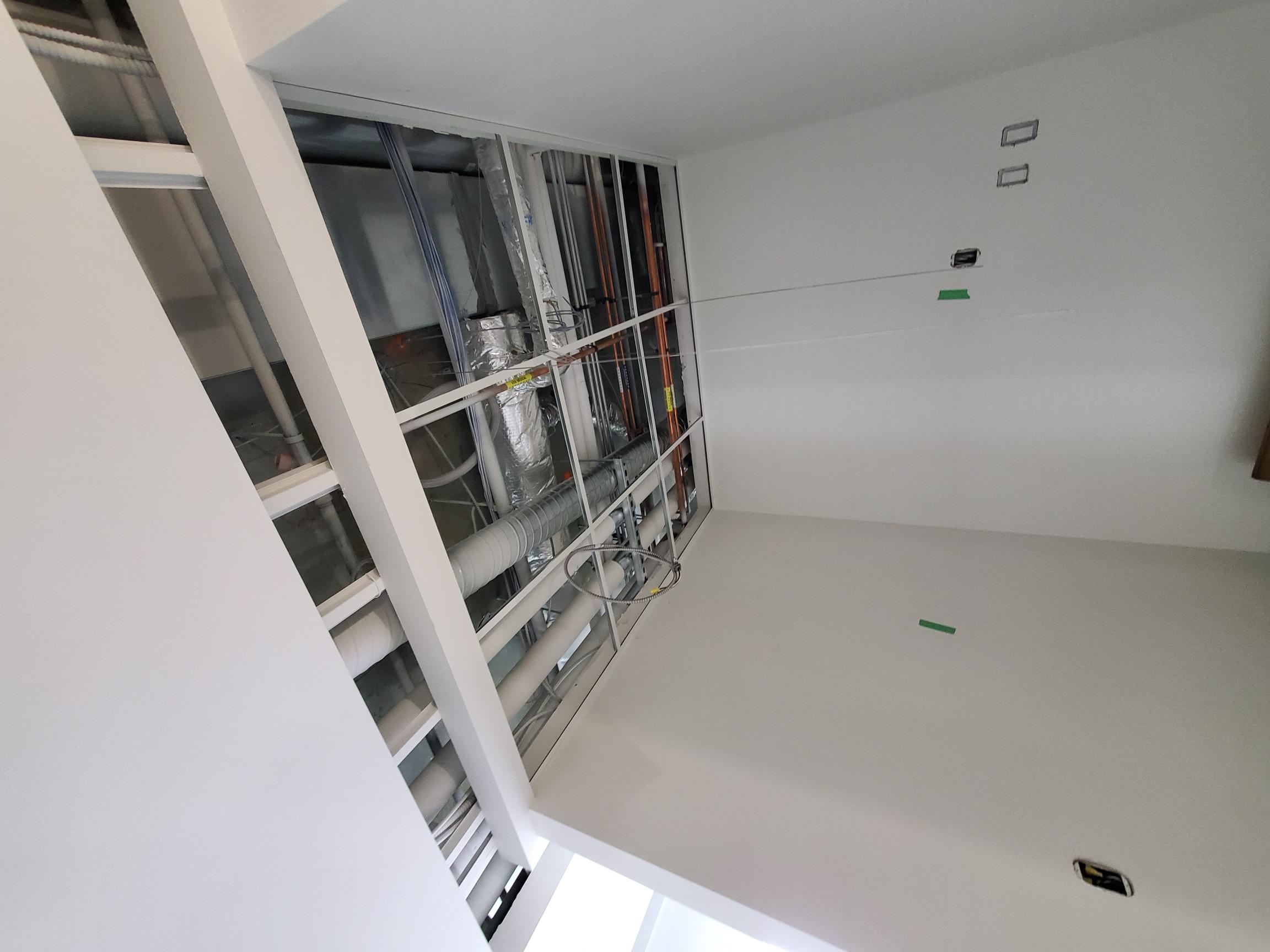 North Vancouver dental office T-bar installation — archive view 2.