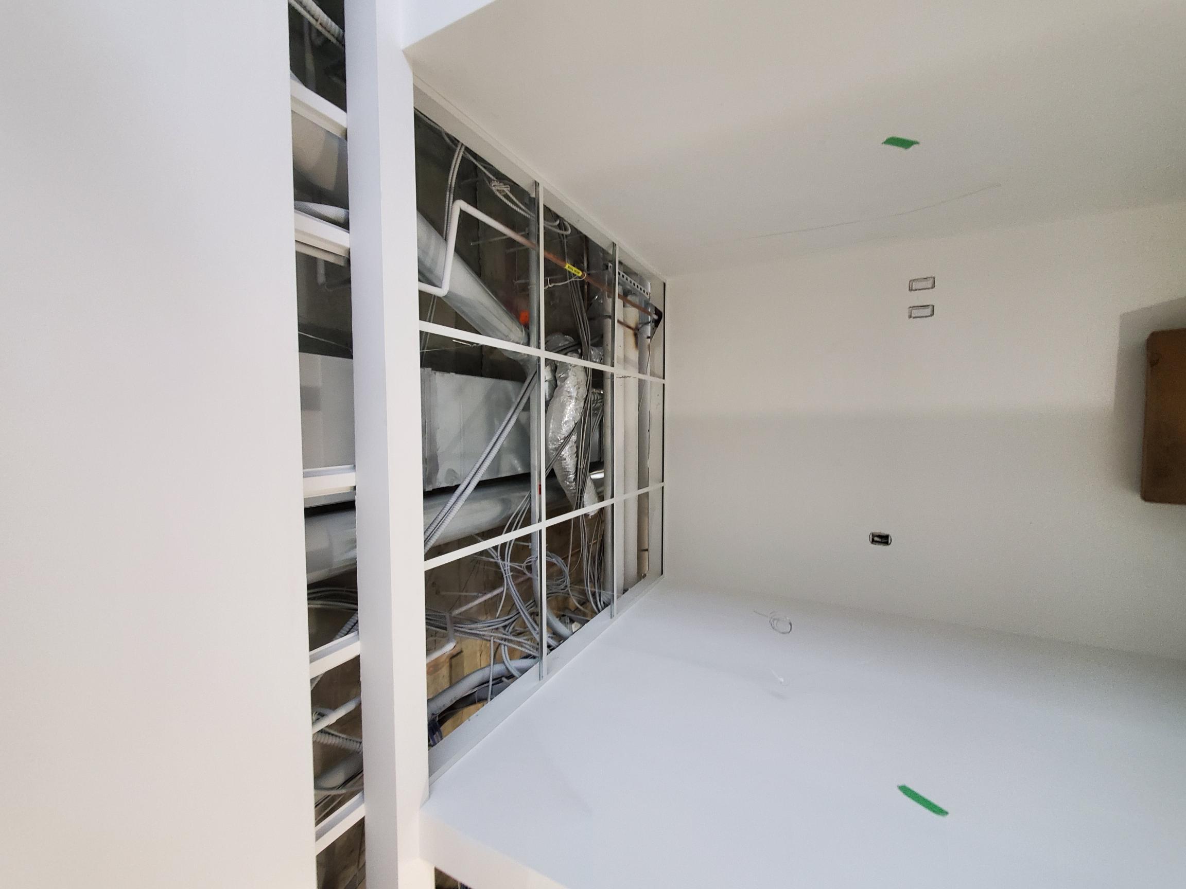 North Vancouver dental office T-bar installation — archive view 1.