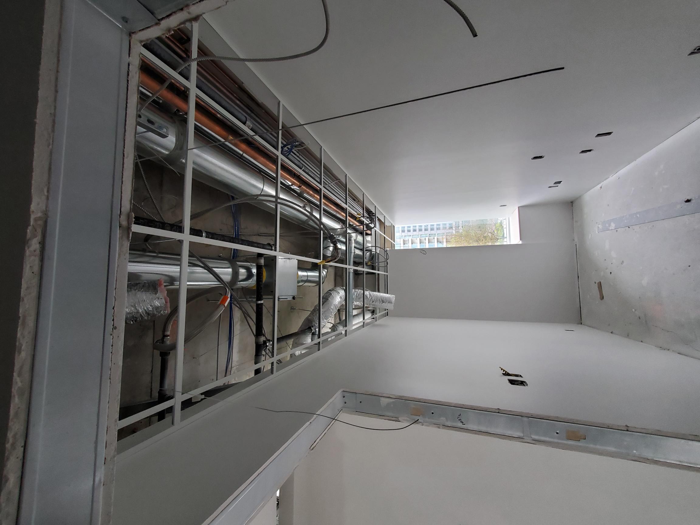North Vancouver dental office T-bar installation — archive view 3.