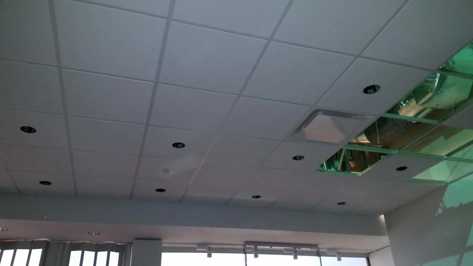 BMO downtown Vancouver T-bar and tile ceiling — supplied project archive view 2.