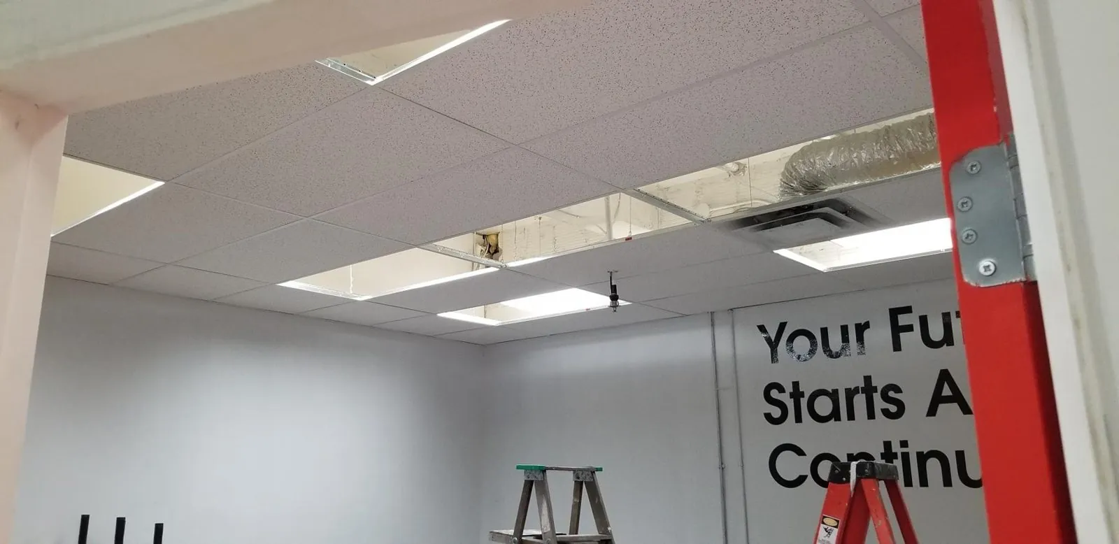 Downtown Vancouver college ceiling tile installation — supplied project archive view 4.