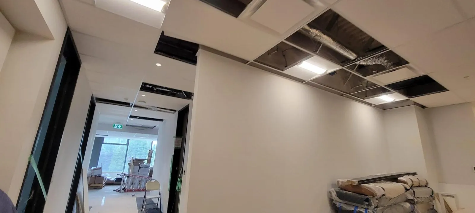 Port Coquitlam government office T-bar ceiling — supplied project archive view 13.