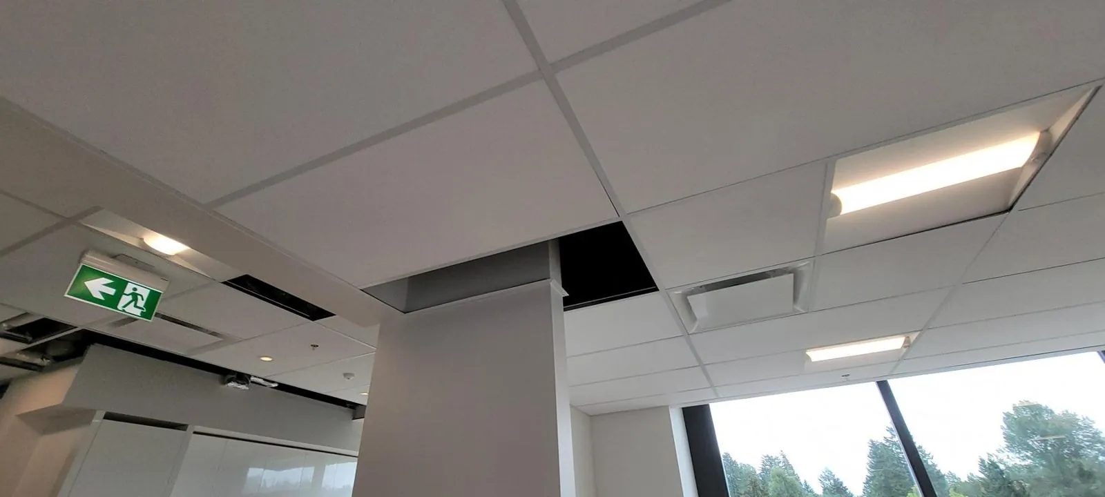 Port Coquitlam government office T-bar ceiling — supplied project archive view 3.