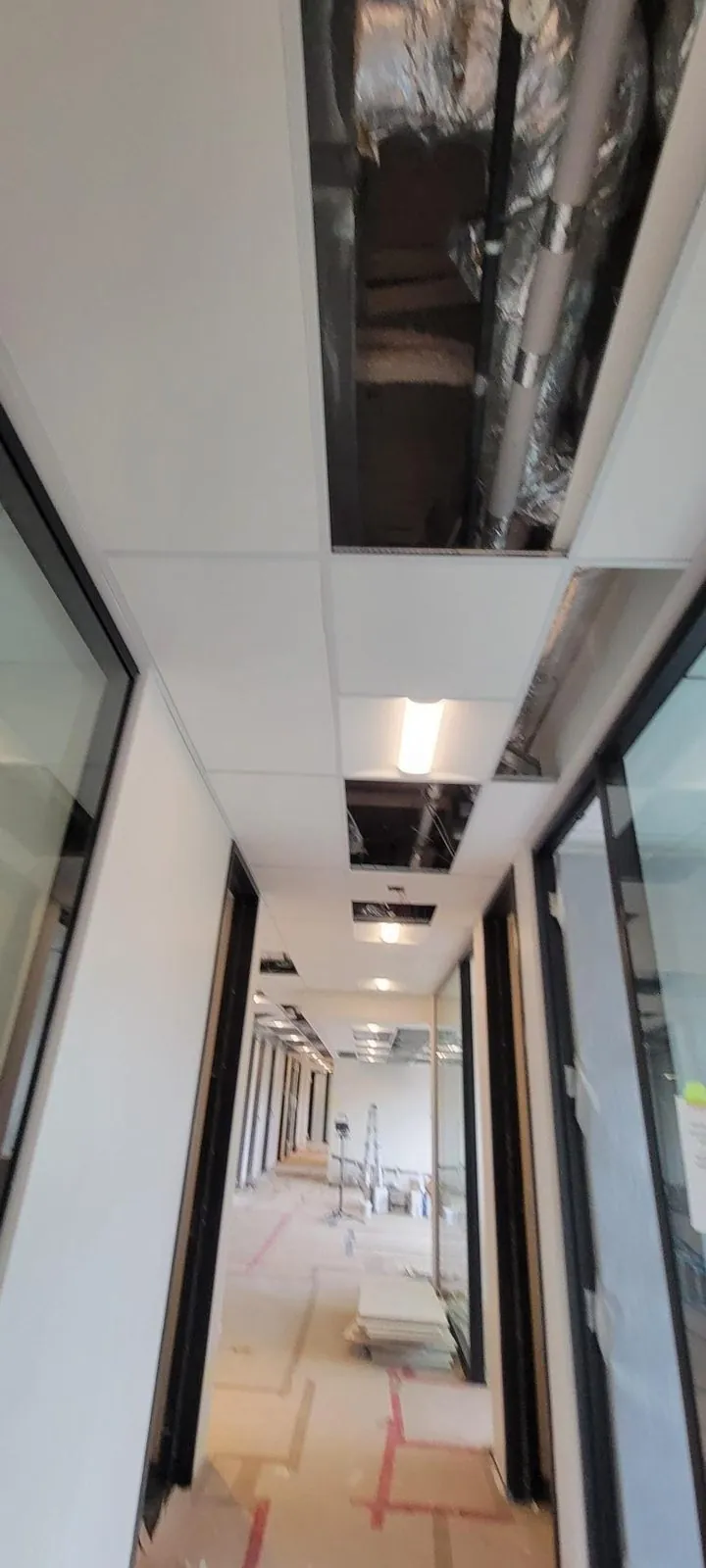 Port Coquitlam government office T-bar ceiling — supplied project archive view 5.