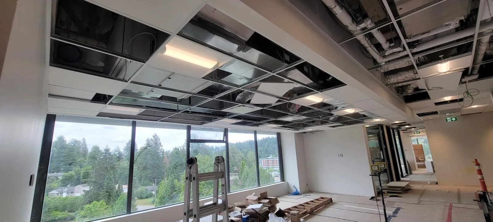 Port Coquitlam government office T-bar ceiling — supplied project archive view 7.