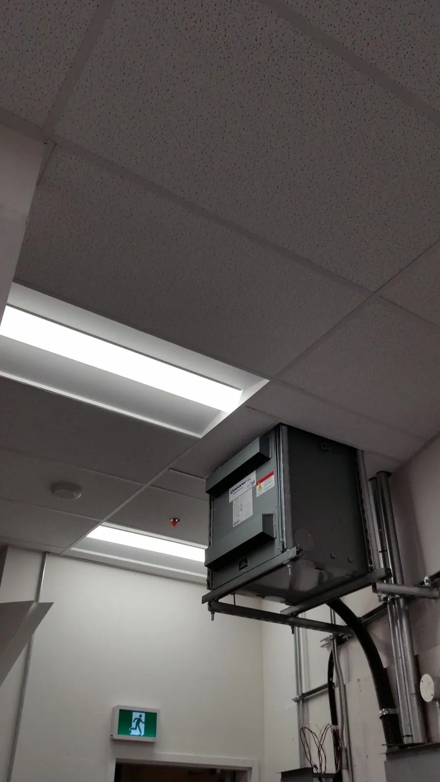 South Street Burger kitchen ceiling — supplied project archive view 4.
