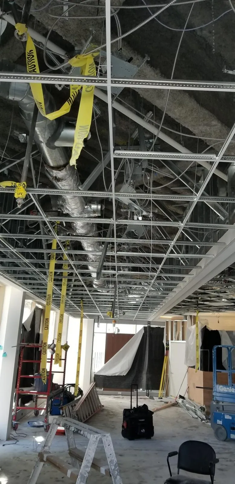 TD Bank No. 3 Road T-bar ceiling — supplied project archive view 1.