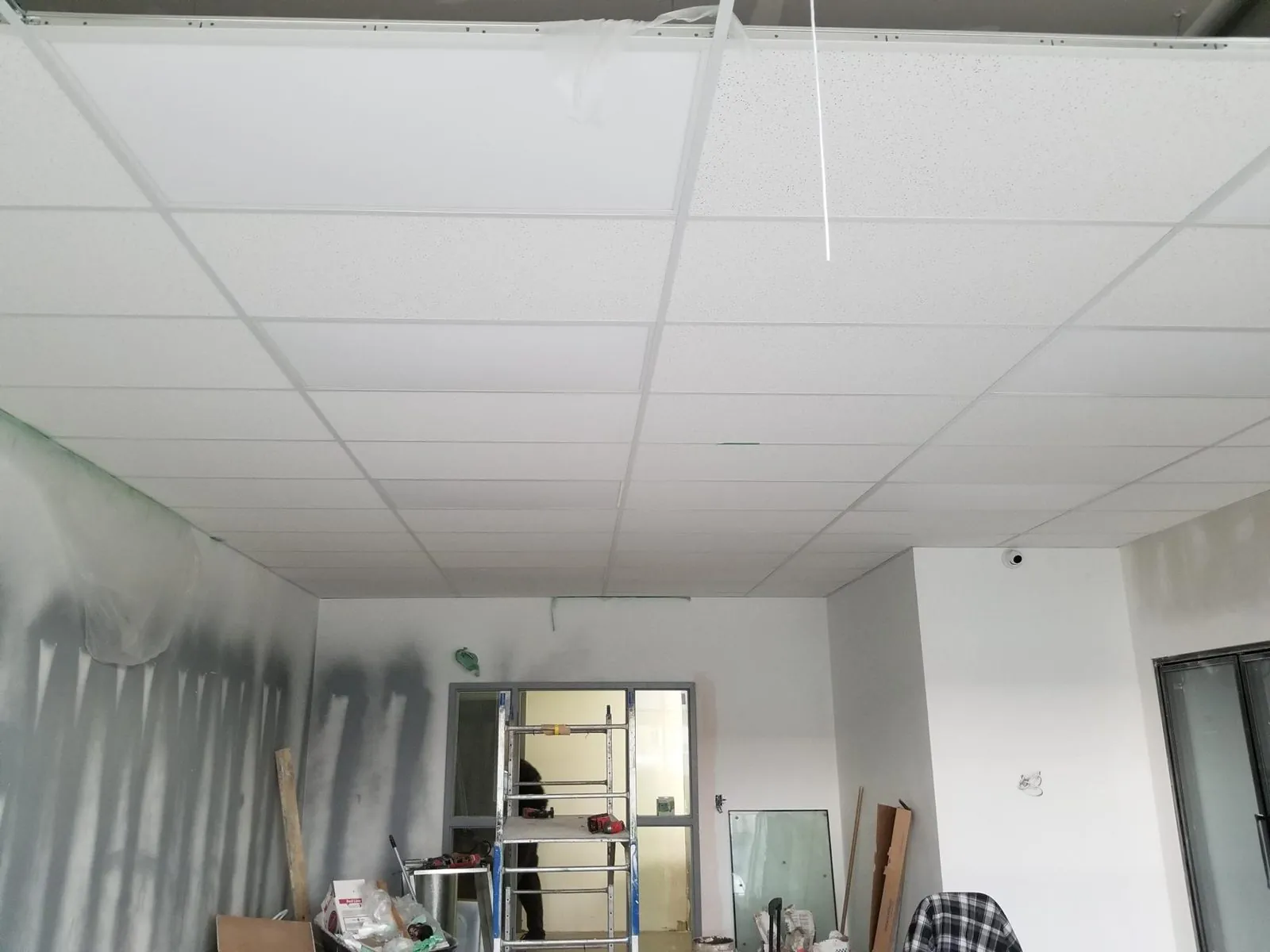 Tim Hortons Chilliwack ceiling tile installation — supplied project archive view 5.