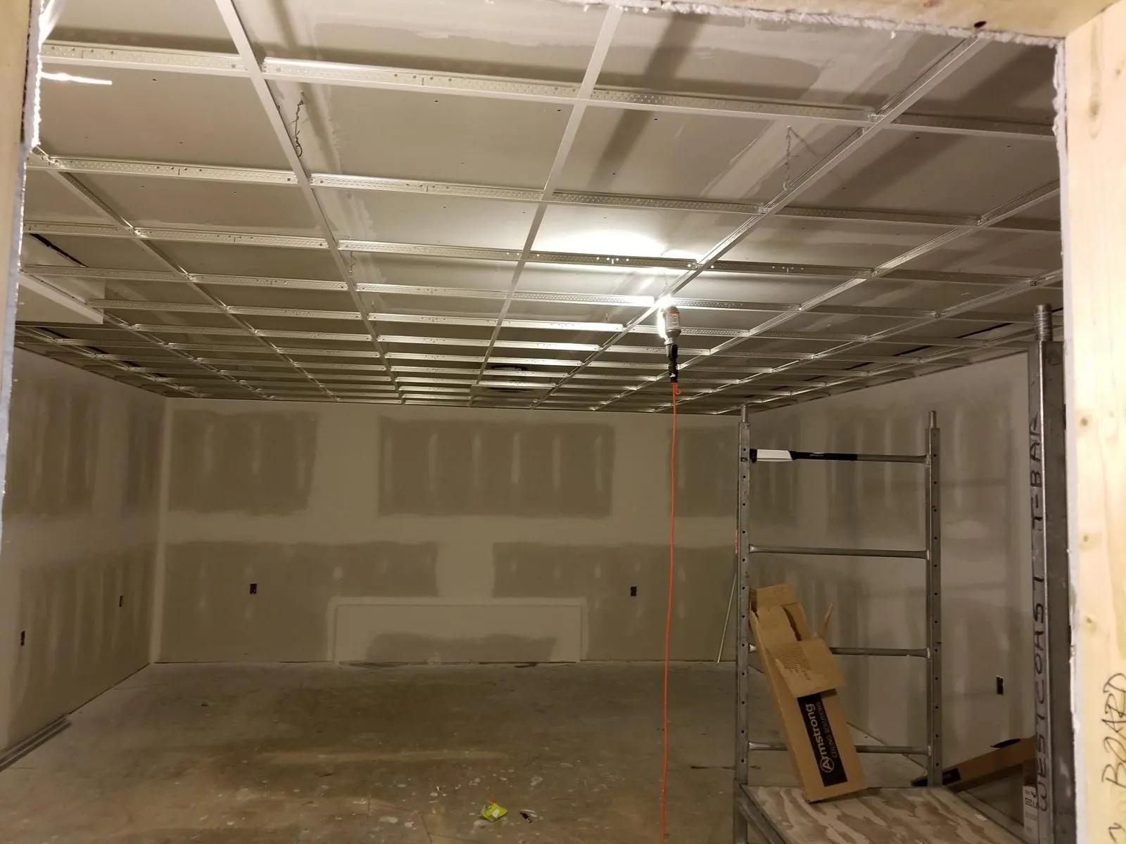 Vancouver private school ceiling: before and after — supplied project archive view 2.
