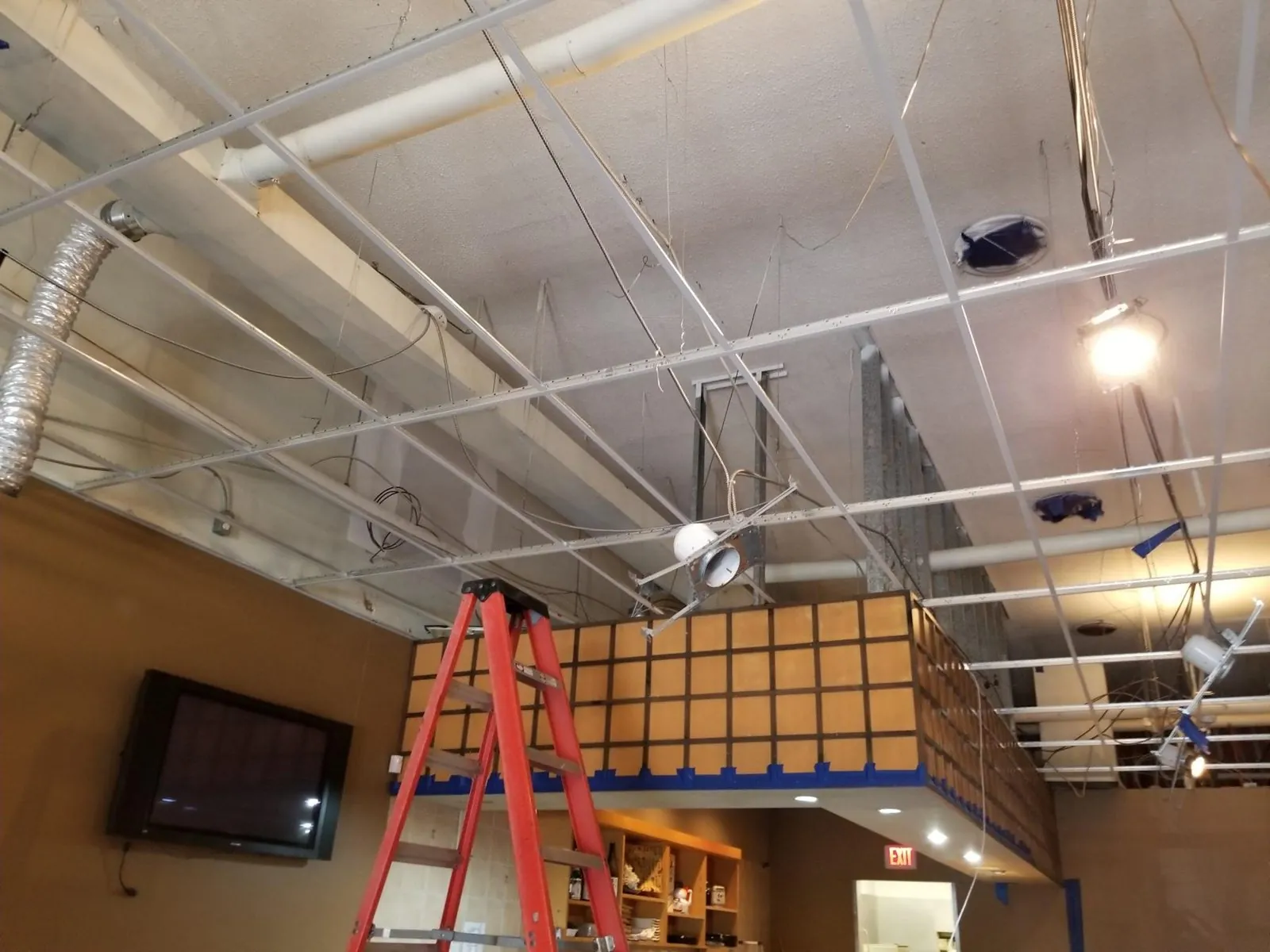 Vancouver sushi restaurant ceiling: before and after — supplied project archive view 2.