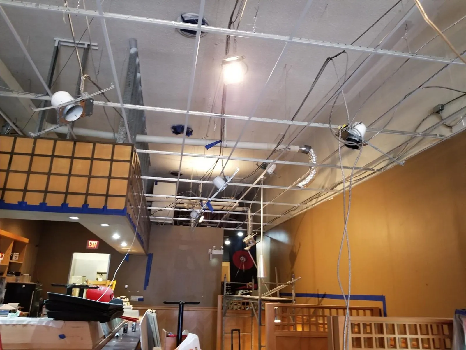 Vancouver sushi restaurant ceiling: before and after — supplied project archive view 3.