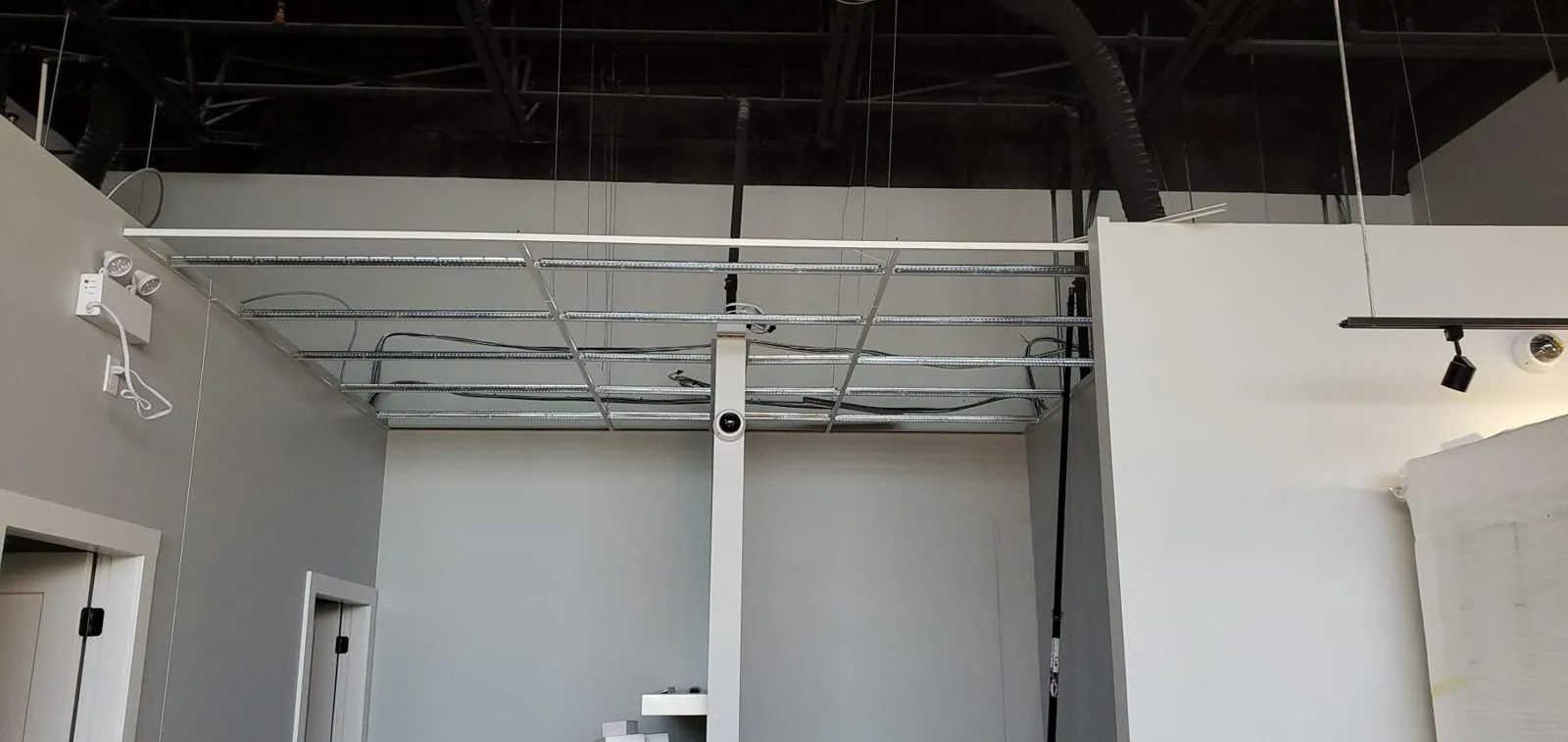 White Rock clinic ceiling: before and after — supplied project archive view 3.